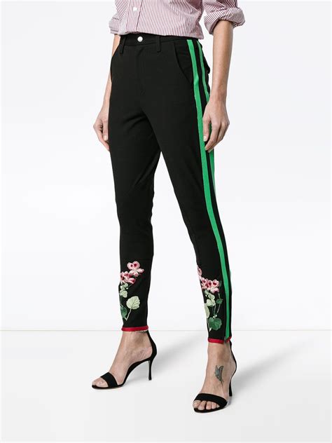 pantaloni gucci donna floreali|Nuova collezione di pantaloni da donna di Gucci su FARFETCH.